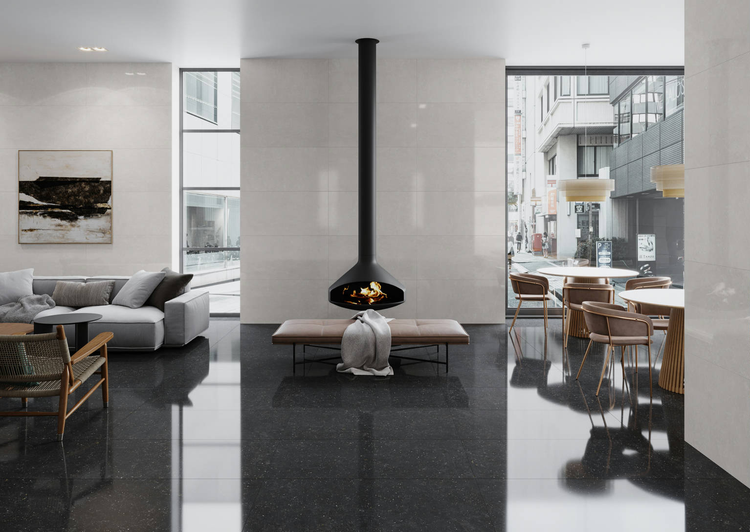 Space Nanotech Black 60x120 | Newker