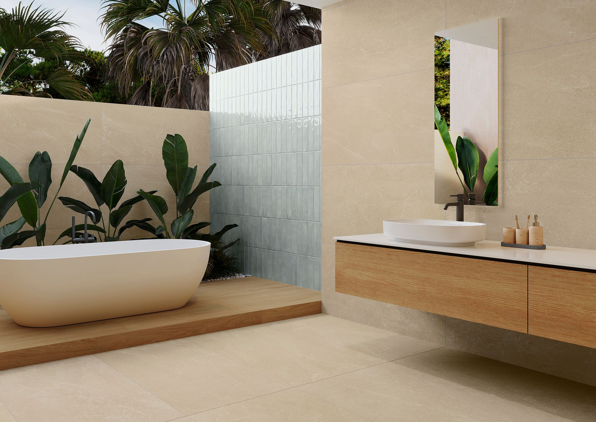 Tecton Sand 60x120 | Newker