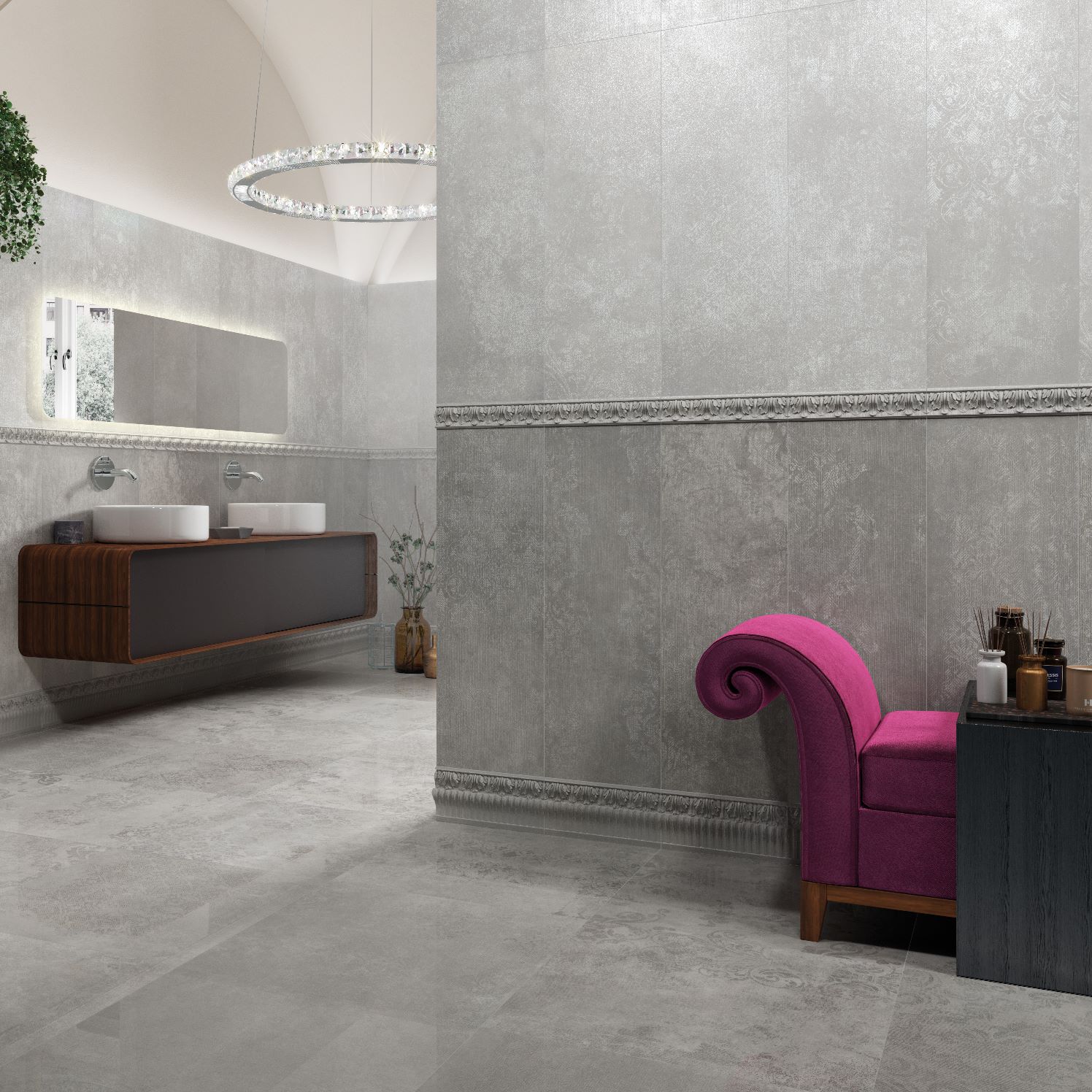 Unique Lappato Grey 60x60 | Newker