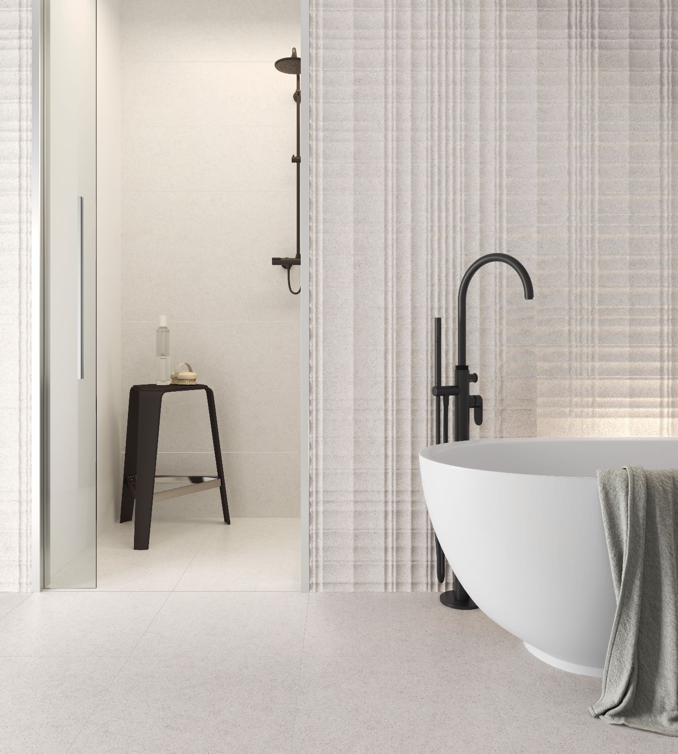 Battuto White 60x60 | Newker