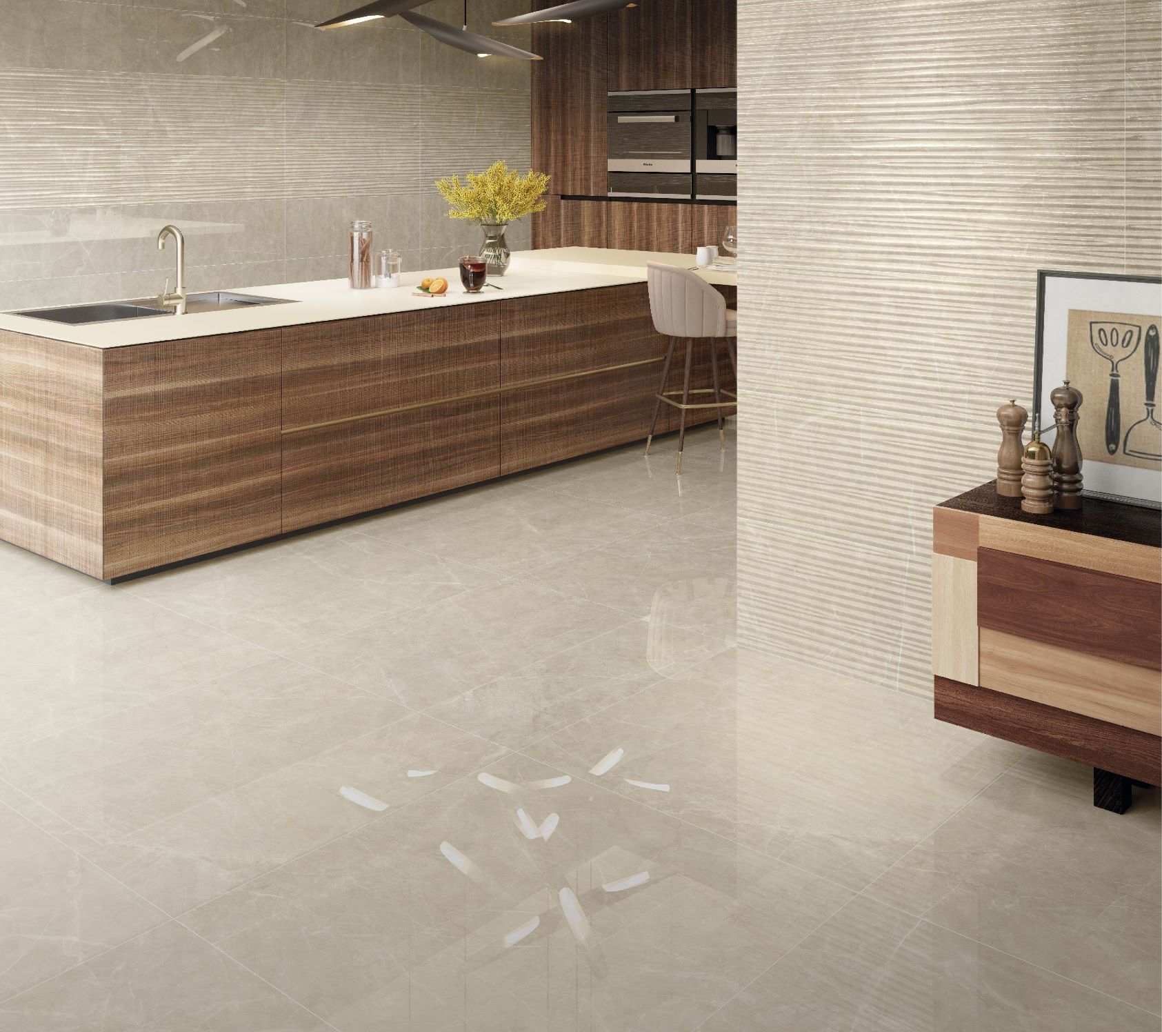 Breccia Cream 29,5x90 | Newker