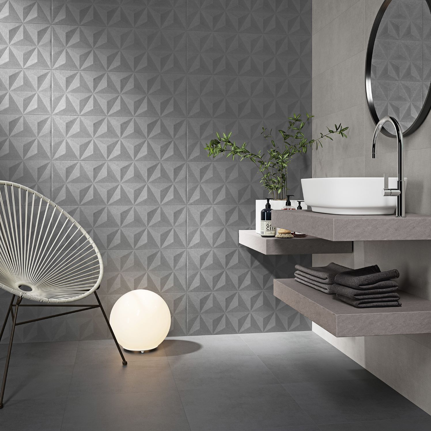 Nature Decor Graphite 25x75 | Newker