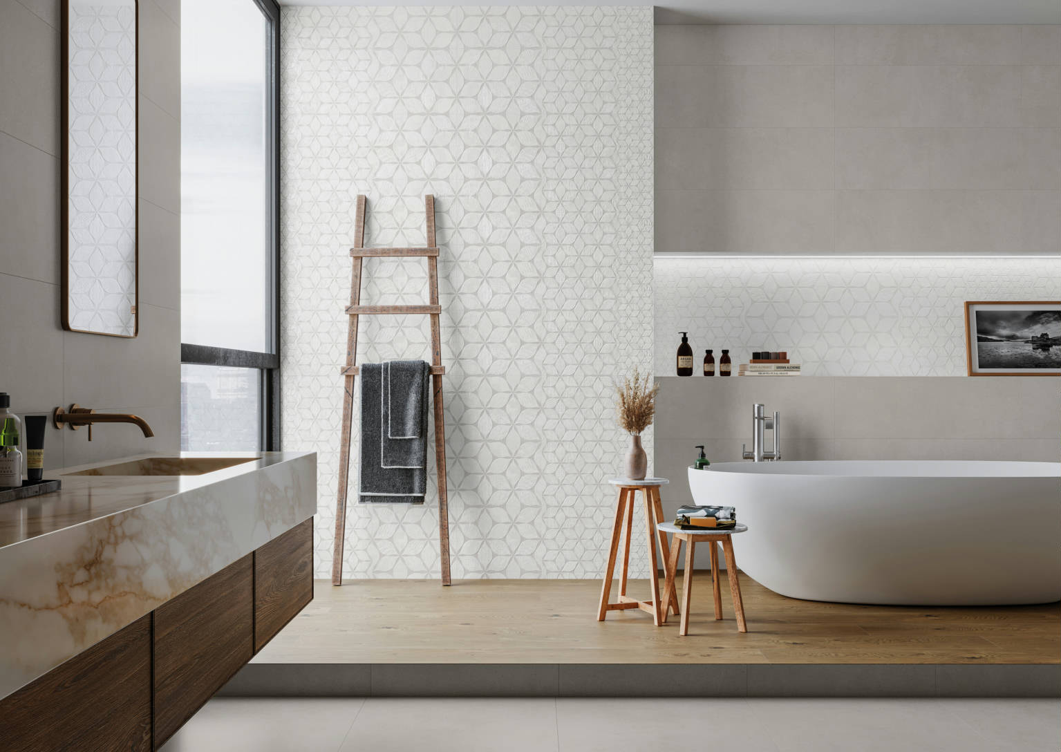 Terra Decor White 30x90 | Newker