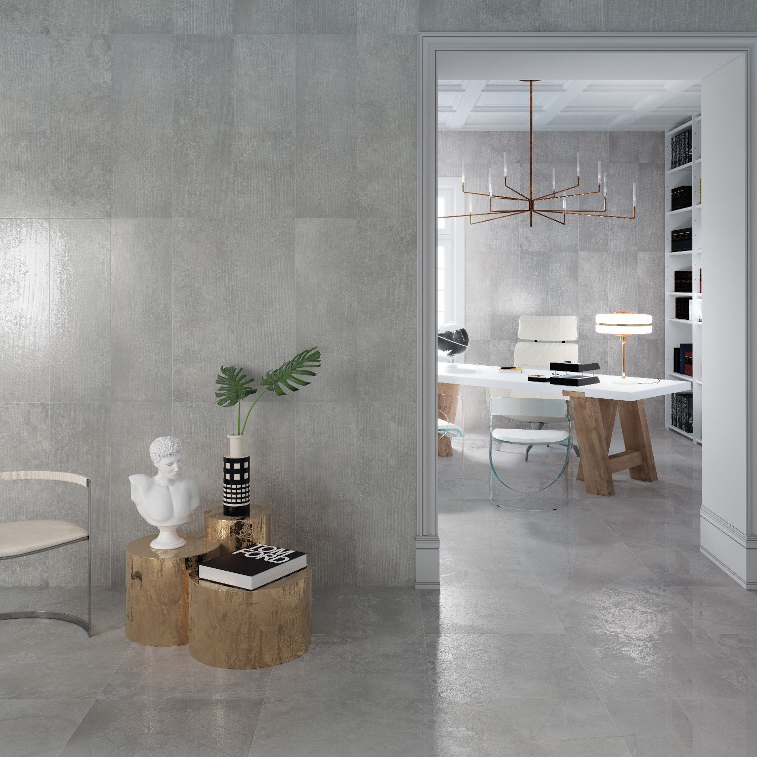 Unique Lappato Grey 60x60 | Newker
