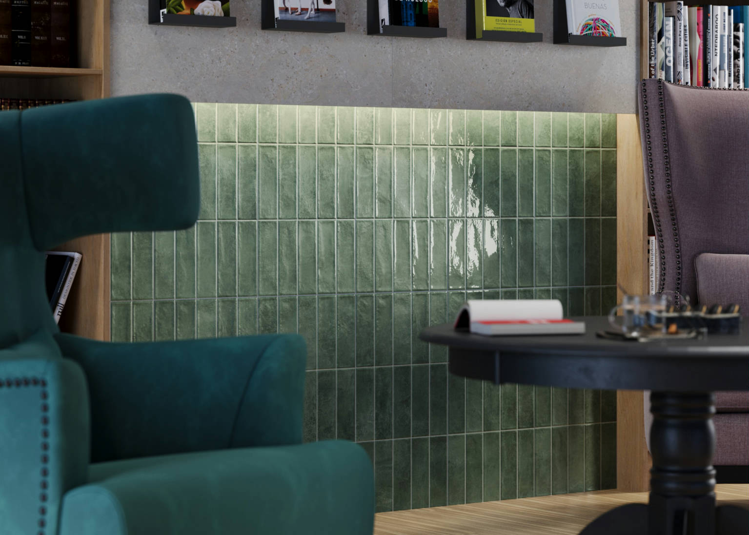 Brick Green 31,6x60 | Newker