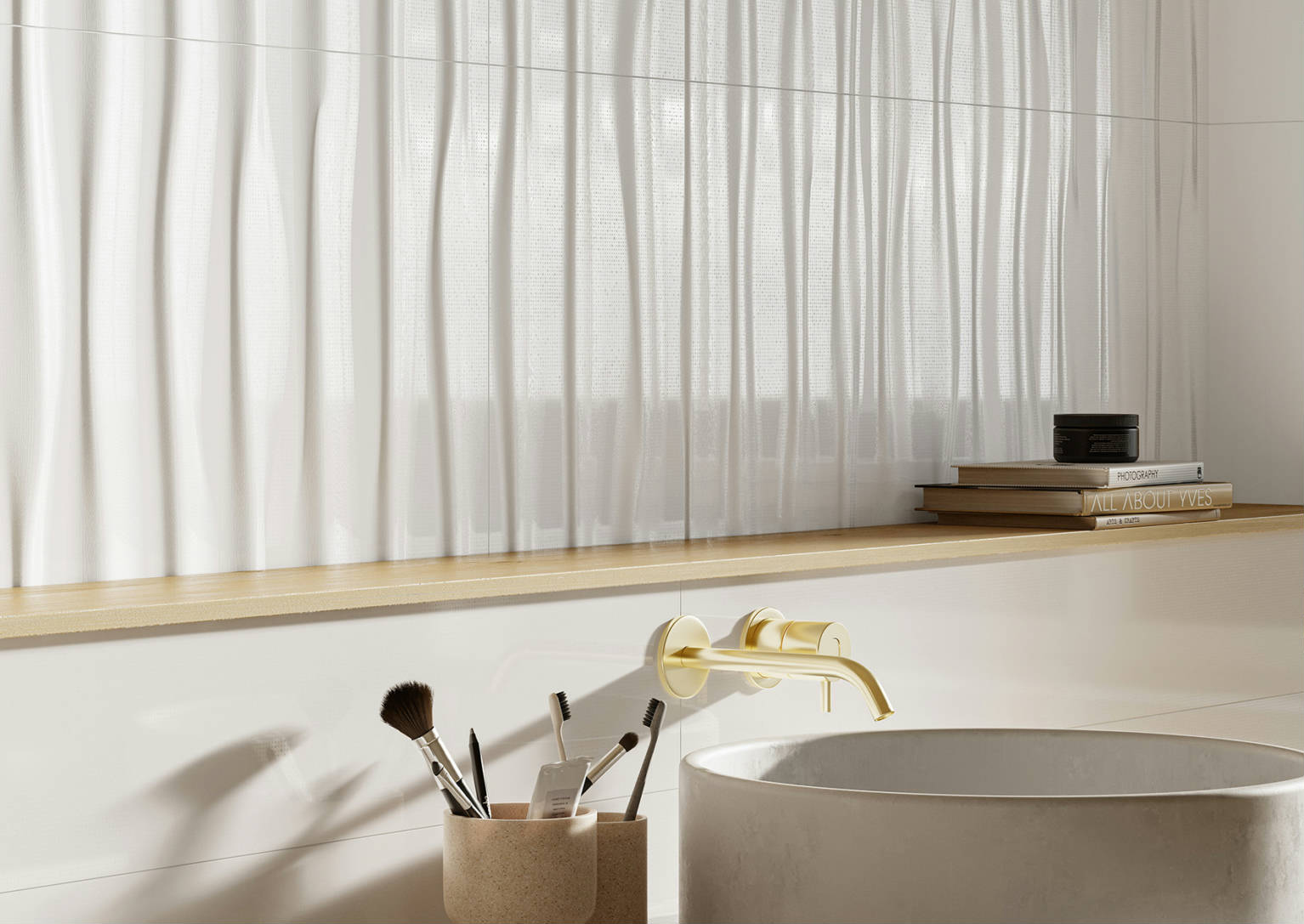 Chroma Wall White 40x120 | Newker