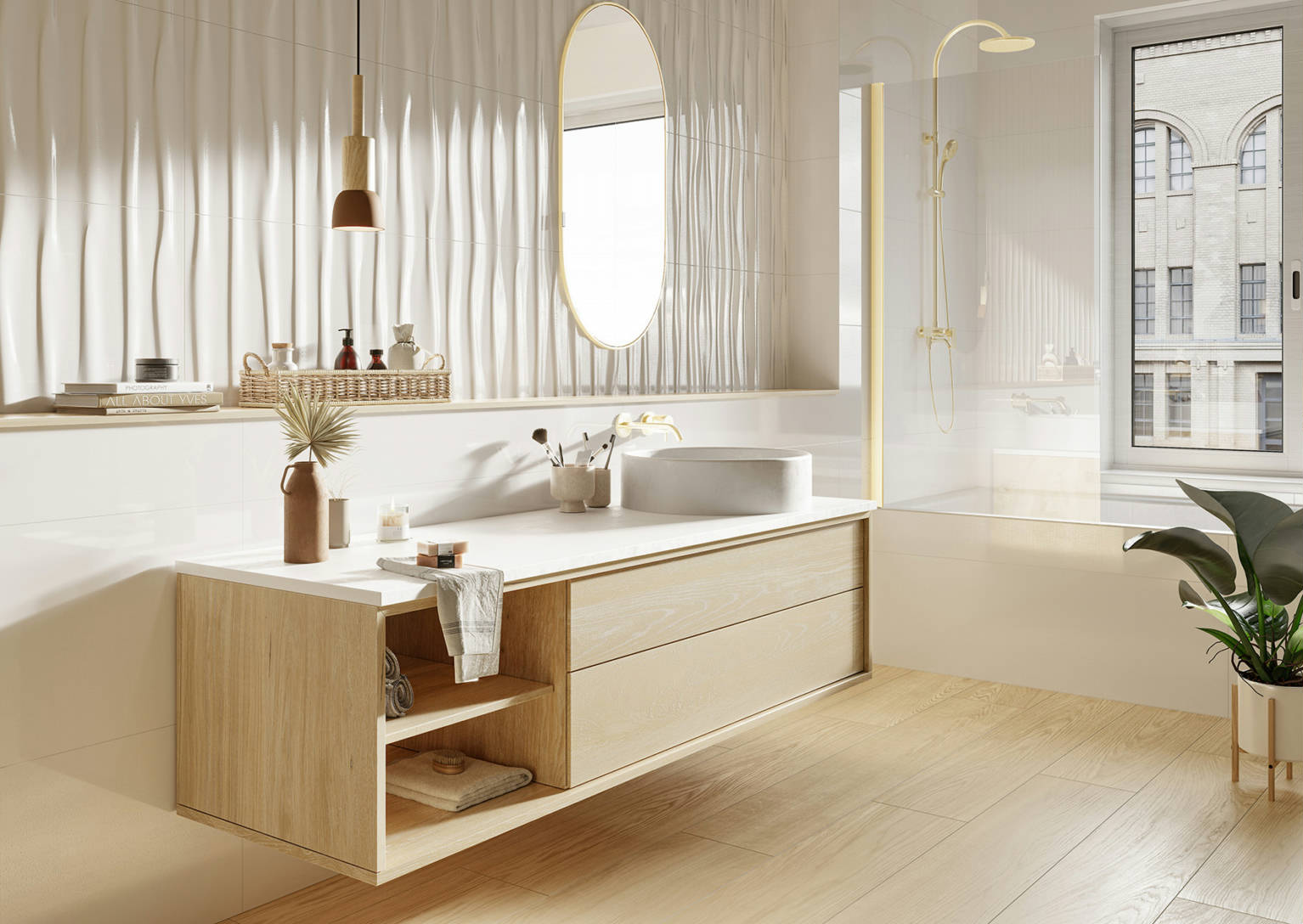 Chroma Wall White 40x120 | Newker