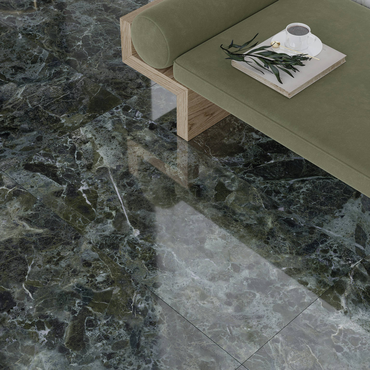 St. Denis Nanotech Green 60x120 | Newker